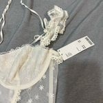 Urban Outfitters  Floral Lace Ruffle Corset Photo 2