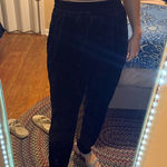 Open Edit  velvet joggers Photo 0