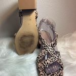 Madewell Alyssa Chunky Sandal Spot Calf Hair Block Heels Sandals Size 8 Photo 9