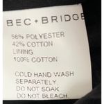 Bec & Bridge Women's Size 4 Black White Zebra Cecile Mini Dress Photo 5