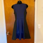 Attention  Black & Blue Dress Effortless Elegance Work to Weekend Classic Size XS Photo 14
