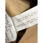 ZARA NEW Beige Tan Faux Vegan Leather Sleeveless Button Down Mini Shift Dress M Photo 3