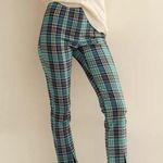 Urban Outfitters  Tessa Plaid Notched Cropped High-Waisted Pant Photo 0