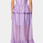Elliatt NWT Purity Peplum Maxi Dress in Lilac Purple Size Small Photo 1