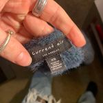 Current Air Teal Reversible Twist Sweater Photo 5