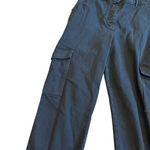 Wilfred Free Black Cargo Pants Wide Leg Adjustable With Utility Thick Size 10 Photo 2