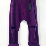 One Teaspoon Deep Purple Sinners Distressed Harem Jeans Size 25 NWT Photo 1