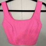 Happily Grey Women's Pink Sleeveless Corset Top Square Neck Tank, Size Small Photo 0