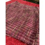 Studio C Women Casual Skirt 12 Pink Purple Acrylic Woven Vintage Preowned Photo 5
