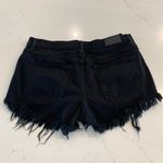 Pistola  Gigi Low Rise Cut Off Shorts Black Size‎ 30 Photo 3