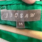 Jigsaw Colorblock 100% Silk Tunic Blouse Dress Shift Size Medium Green Photo 4