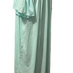 Vintage Miss Elaine Nylon Night Waltz Gown Short Sleeve Floral Trim Size 2X Size M Photo 2