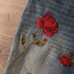 Driftwood  Joyce Floral Fringe Distressed Jeans Size 25 Photo 6