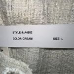 Shelby & Palmer White / Cream Textured Shimmer Blazer Size Large Photo 6