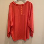 L.L Bean SoftFlex Crewneck Dolman Sleeve Pullover Peachy Orange LARGE PETITE Size undefined Photo 2