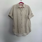 Wilfred  Aritzia Era Linen Button Front Shirt XS Photo 1