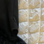 NBD Revolve  Marisol Black Knit Feather Trim Mini Dress Photo 9