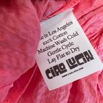 NWT CIAO LUCIA Ruffled Cropped Top Pink Sz L Size L Photo 5