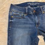 American Eagle Y2K Blue Women’s Low-Rise Kick Boot Jeans Size 10 Short/Court Photo 7
