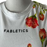 Fabletics White Floral Logo Muscle Tank Top Size XS Athletic Tee Sleeveless NEW Photo 6