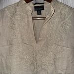 Cynthia Rowley  Cream Linen Tunic Dress Photo 1