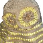 Caribbean Joe Floppy Woven Floral Bucket Hat Beach Summer Paper Island Supply Photo 2