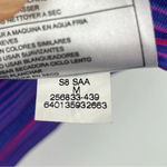 Nike Golf Purple Striped Dri-Fit Short Sleeve Polo Shirt Photo 5