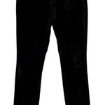 Loft Black Velveteen Curvy Skinny Jeans Womens 27 Velvet Fall High Rise Pants Photo 0