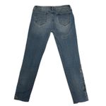 Driftwood  Jeans Women 30 Classic Fit Jackie Floral Embroidered Denim Boho Fringe Photo 4