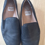 FitFlop Superskate Black Leather Slip On Loafers Women's Size 9 Comfort Shoes Photo 0