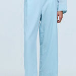 Madewell  Blue Heron‎ Pull-On Straight Leg Cropped Pants Sz 4 NEW Photo 0