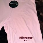 White Fox Boutique NWT White Fox Ribbed Biker Shorts Size Large Pink Photo 1