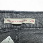 Levi's Levi’s Black High Waisted Mom Jeans Skinny Ankle size 26 Photo 3