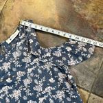The Impeccable Pig  Floral Cold Shoulder Blouse Medium Photo 4