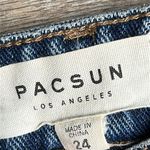 PacSun š Striped Blue Denim Mini Skirt Size Small (24) Photo 7