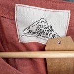 Sugar Candy Mountain Linen Midi Dress Rust Orange XS Made in USA NWT Minimalist Photo 5