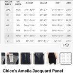 NWT Amelia Jacquard Panel Dress Chico's Photo 3