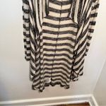 Volcom Crystal Moon Wrap Sweater Cream Gray Stripes Photo 2