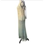 ZLEurope Crochet Fisherman Net Dress Coverup Dress Dip Dye Beige Size OS Tan Photo 3