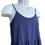 Primark Womens Cares Navy Blue Sleeveless Tiered Maxi Dress - Sz 4 Photo 1