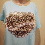 Sequin aqua heart t Photo 0
