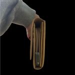 Burberry  Tan Calf Leather Long Wallet includes Certificate of Authenticity Photo 3