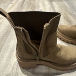 Universal Threads Universal Thread Womens Kyrie Side Zip Chunky Heel Ankle Sock Boots Tan Size 8w Photo 6