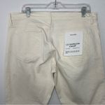 frame denim New Frame Le Garçon Crop Denim Jeans in Natural White size 32 Photo 9