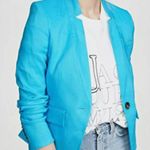 Veronica Beard Dickey Jacket Mile Turquoise Peplum Blazer Women Size 4 Photo 0