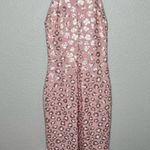 Tadashi Shoji SHO by  pink leopard sequence bodycon halter dress size XS Photo 10