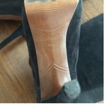 Enzo Angiolini ⭐️  Black Suede Leather Tall Heel Vintage‎ Boots Women's Size 6.5 Photo 5