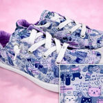 Bobs By Sketchers Purple Cat Love Photo 0