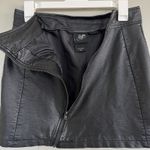 Harry Potter  Knockturn Alley Black Faux Leather Zip Up Mini Skirt Woman Size S/M Photo 3