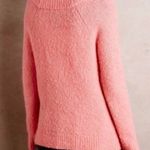 Anthropologie moth coral sweater Photo 2